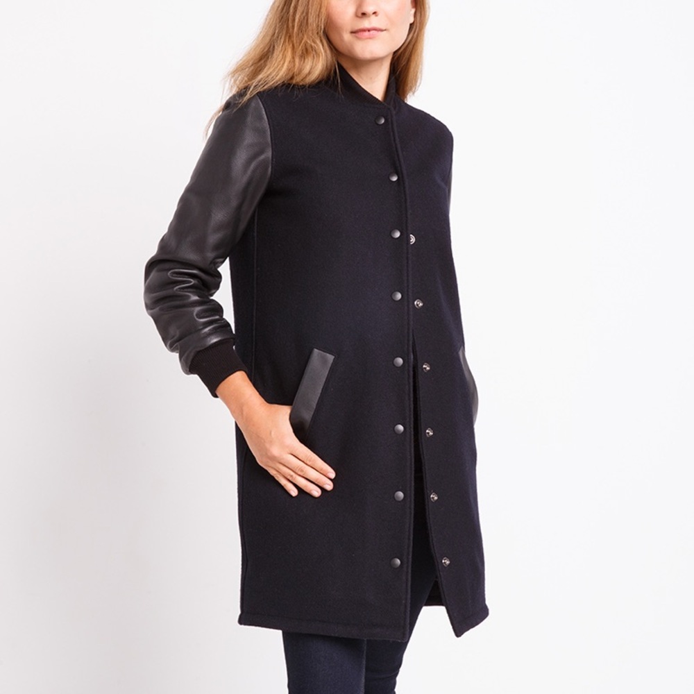 Roots “Sorority Jacket” with Leather Sleeves - Made in Canada 🇨🇦 *PRICE DROP!*